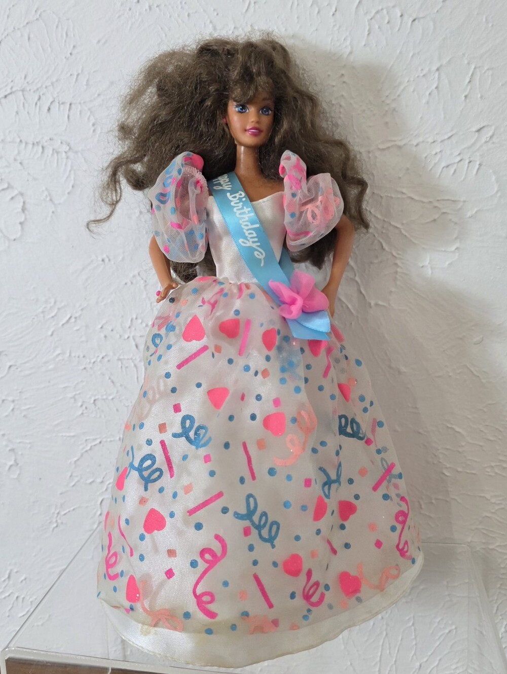 1994 Birthday Barbie Teresa Doll Vintage Brunette Latina Mattel